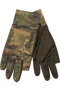2022 Harkila Deer Stalker Camo Mesh Gloves 1901103 - AXIS MSP / Forest Green